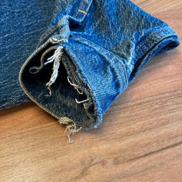 BEATLES painted folk art Jean jacket- Large - Picture 10 of 14